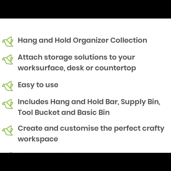 Totally Tiffany Hang & Hold Organizer Collection Starter Kit Storage System - Picture 4 of 6